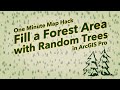 One Minute Map Hack: Fill a Forest Area with Random SVG Trees
