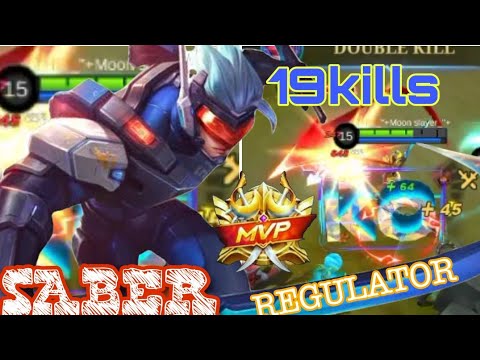 ONE SHOT COMBO!! 19 KILLs SABER ASSSIN PERFECT PLAY..MLBB