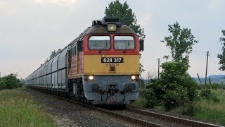 preview picture of video 'Remot M62, class 56, class 86 / Tehervonatok kerülő úton'