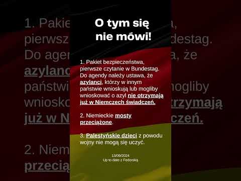 Up to date z Fedorską 13/09/2024