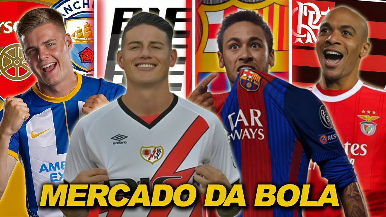 RAYO VALLECANO ANUNCIA JAMES RODRÍGUEZ | NEYMAR SE OFERECE AO BARCELONA | FLAMENGO QUER JOÃO MÁRIO +