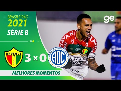 Gols e lances de Brusque x Confiança-SE