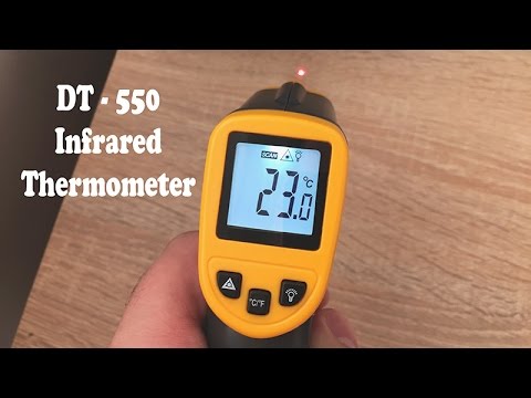 Dt - 550 handheld digital infrared thermometer preview test