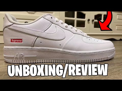 Supreme X Nike Air Force 1 REVIEW!