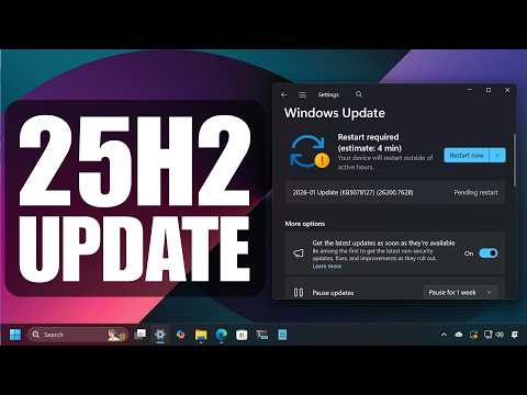 Windows 11 25H2: KB5078127 Emergency Update Fixes Chaos Caused by January Update (Build 26200.7628)