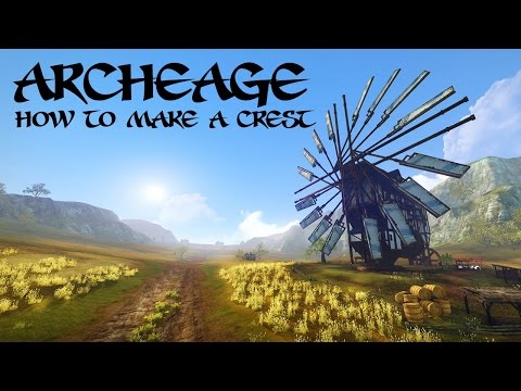 Archeage: How to make a crest (gameplay).