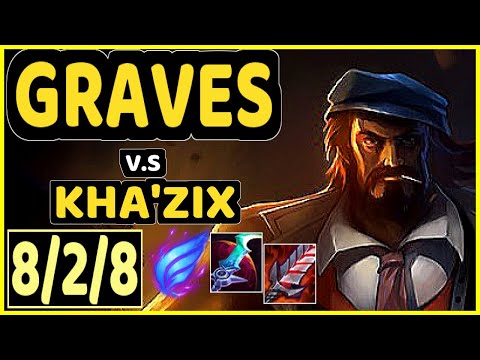 MAXLORE (GRAVES) vs KHA'ZIX - 8/2/8 KDA JUNGLE CHALLENGER GAMEPLAY - EUW