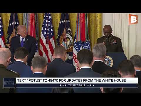 LIVE: President Trump Hosts Medal of Honor Ceremony...