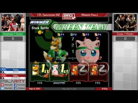 CFL Smackdown 142 Melee - Hungrybox + Crunch vs Colbol + Harriet - Doubles Winners Finals