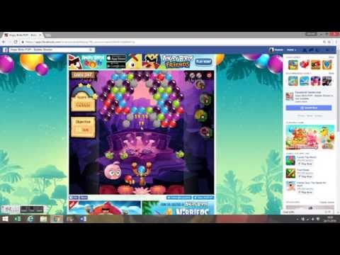 Angry Birds POP! on Facebook - Level 147 Walkthrough