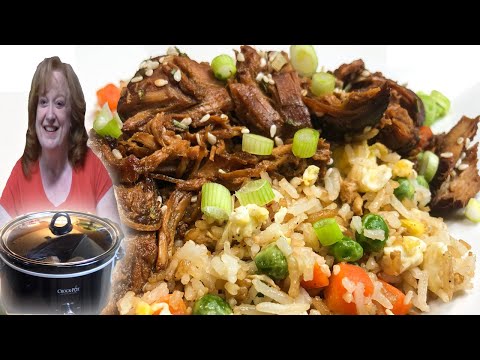 CROCKPOT TERIYAKI CHICKEN OVER EASY FRIED RICE RECIPE...
