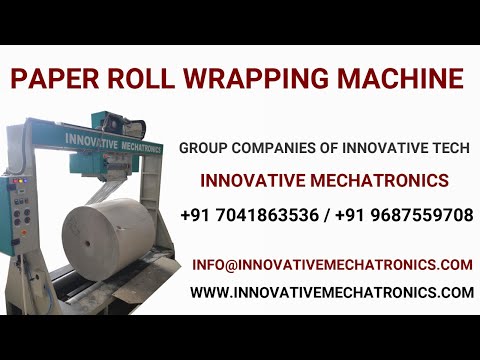 Paper Roll Stretch Wrapping Machine