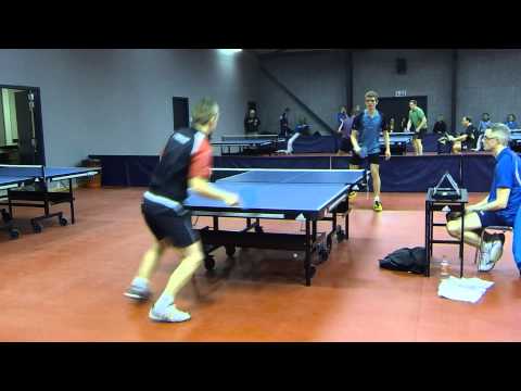 150117 VM Ping Pong Kval, Michael Ryding - Jesper Nedergaard