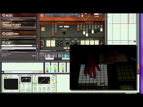 Happy Halloween !  First Attempt DJ Shadow Organ Donor on Ableton Push