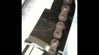 rusty bike chain