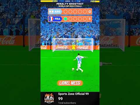Argentina vs France 2022 World Cup Penalty Shootout #shorts