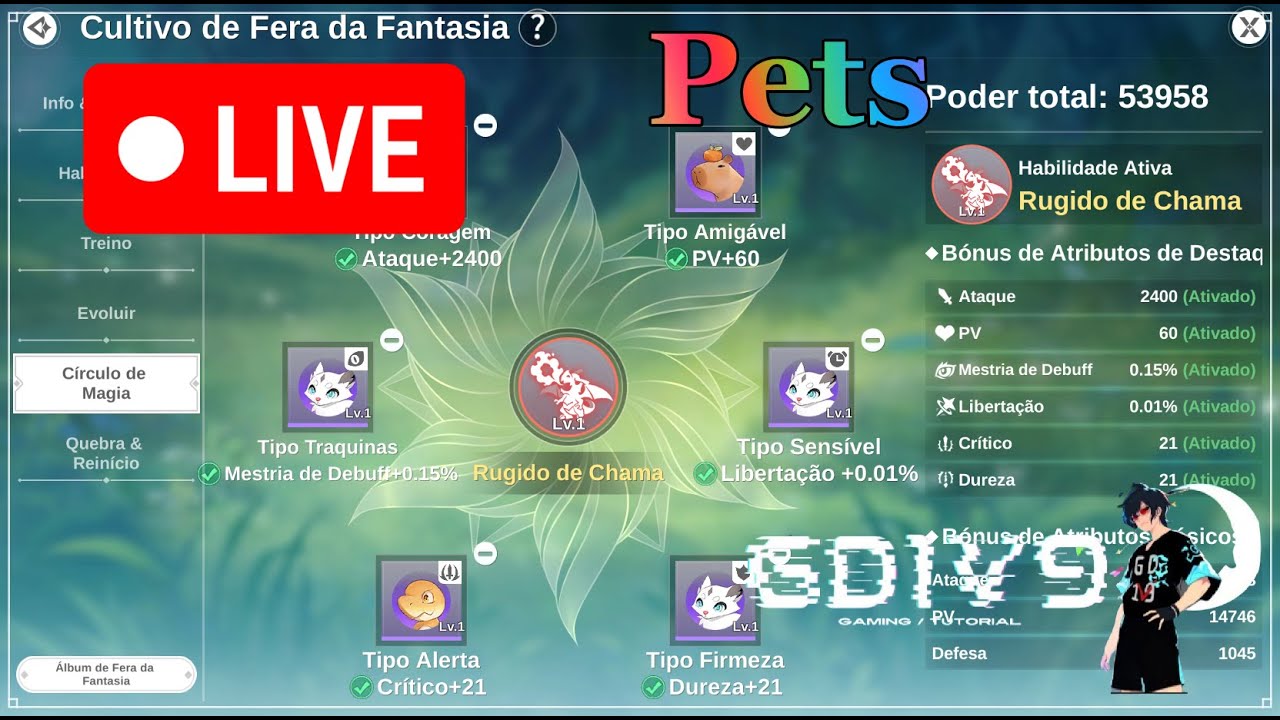 GD1v9 - The Legend of Neverland - Pets (Ao Vivo)