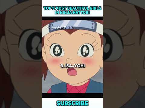 Top 5 Most Beautiful Girls in Ninja Hattori ❤️ #shorts