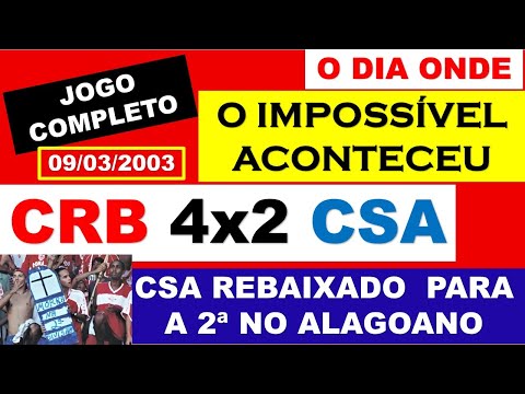 2003 - CRB 4x2 CSA / COMPLETO