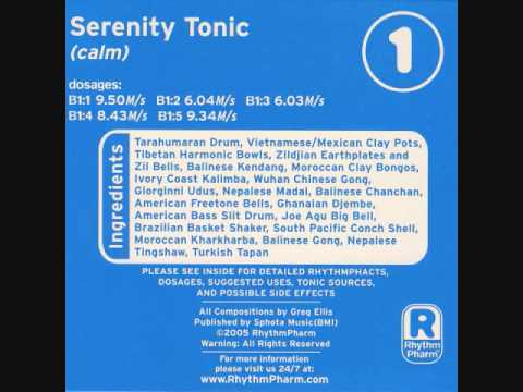 Greg Ellis / Serenity (Calm); RhythmTonics - B1:1
