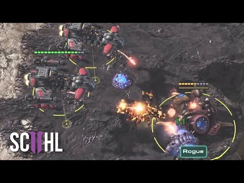 BATTLECRUISER vs. NYDUS RUSH - Starcraft 2: Rogue vs Fantasy