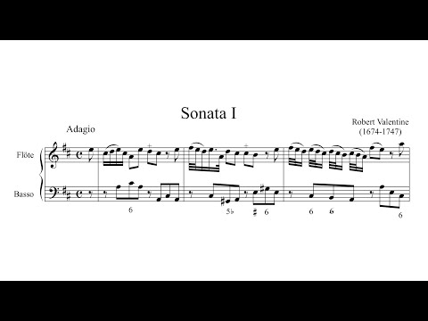 Robert Valentine – 6 Mandolin Sonatas, Op.12