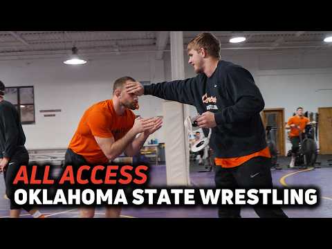 Inside A Division 1 Wrestling Practice With #3 Oklahoma State Before They Take On #5 Northern Iowa