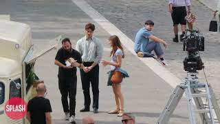 Nicholas Galitzine And Bella Maclean Film 'A Matter Of Time' In Paris