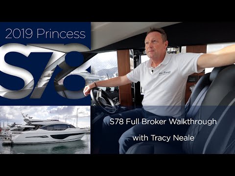 2019 Princess S78 'Lady Marianne' Full Broker Walkthrough with Tracy Neale