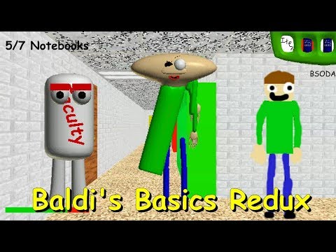 Baldi's Basics Redux V1.4.1 - Baldi's basics 1.3.2 decompiled mod