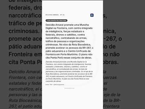 Delcídio Amaral: Muralha Digital na Fronteira