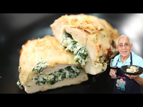 Ricotta and Spinach Stuffed Chicken
