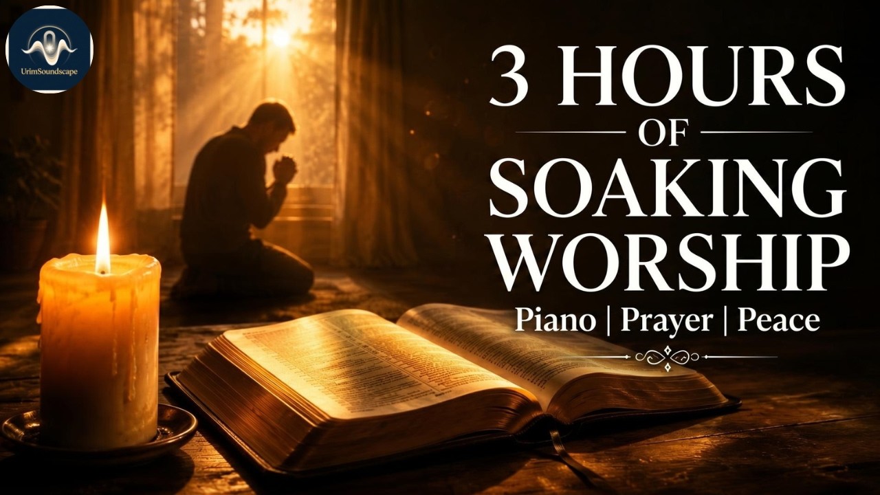 Soaking Worship Instrumental | #ItIsWellWithMySoul | 3 Hour Prayer Music