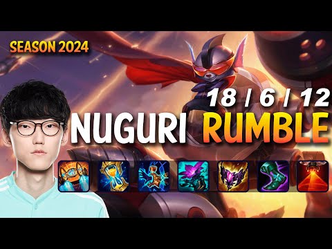 Nuguri RUMBLE vs RENGAR Top - Patch 14.3 KR Ranked GRANDMASTER | lolrec