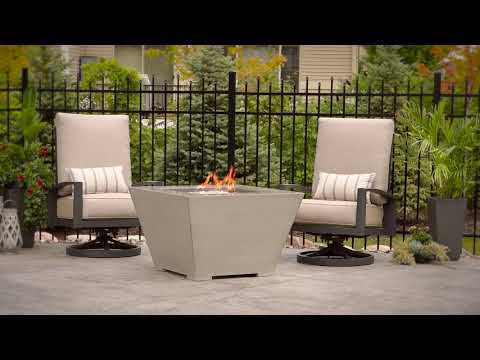 Cove 2424 Gas Fire Pit Table by The Outdoor GreatRoom Company Video