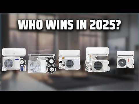 110V Wall Air Conditioner Air Cooler, Smart Room Heater and Cooling Combo, 2-IN-1 Quiet AC Unit with Remote, 1800W Personal Mini Air Conditioner for Bedroom, Office, Camping, Garage, RV(Brown) video review thumbnail