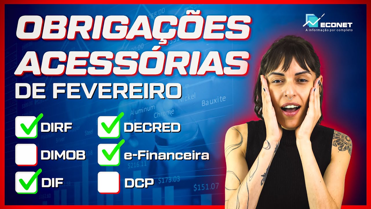 OBRIGAÇÕES ACESSÓRIAS DE FEVEREIRO!!! DIRF | DECRED | DIMOB | E-FINANCEIRA
