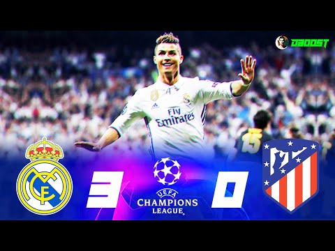 Real Madrid 3-0 Atletico Madrid - UCL 2016/17 - Ronaldo Hat-Trick - Extended Highlights - FHD