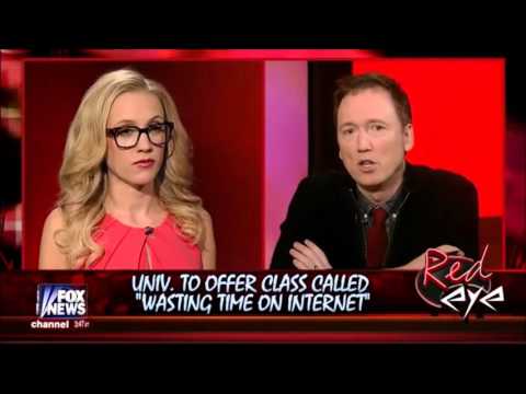 10-29-14 Kat Timpf on Red Eye - Wasting Time on Internet