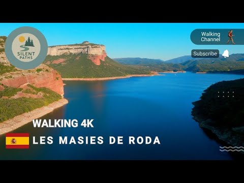 Quiet Nature Walk in Les Masies de Roda, Vic, Spain | Stunning Lake & Cliff Views 4K