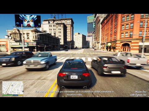 Grand Theft Auto 5 4K Ultra Graphics Gameplay Walkthrough - GTA V PC 4K 60FPS - PART 18