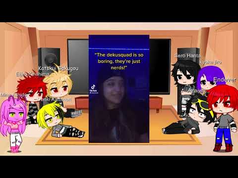 Bakusqaud (plus Aizawa an Endeavor) reacts to dekusquad