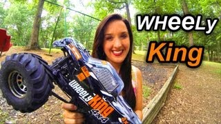 Wheely King Bashing - Awesome HPI 4x4 RC Monster Truck