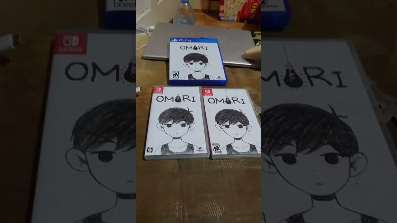 I own all physical omori copies now #shorts #omori  #gaming