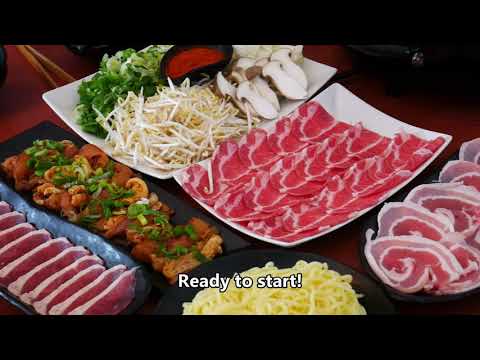 Bester Ramen Nudel-Hot Pot mit dem TomYang BBQ - Origianl Thai Grill & Hot Pot