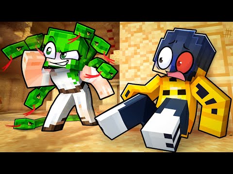 HIDING from MEDUSA in Minecraft!