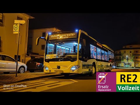 Führerstandsmitfahrt SEV RE2 🚌 | Bestensee ü. Königs Wusterhausen nach BER Terminal 1-2 (und zurück)