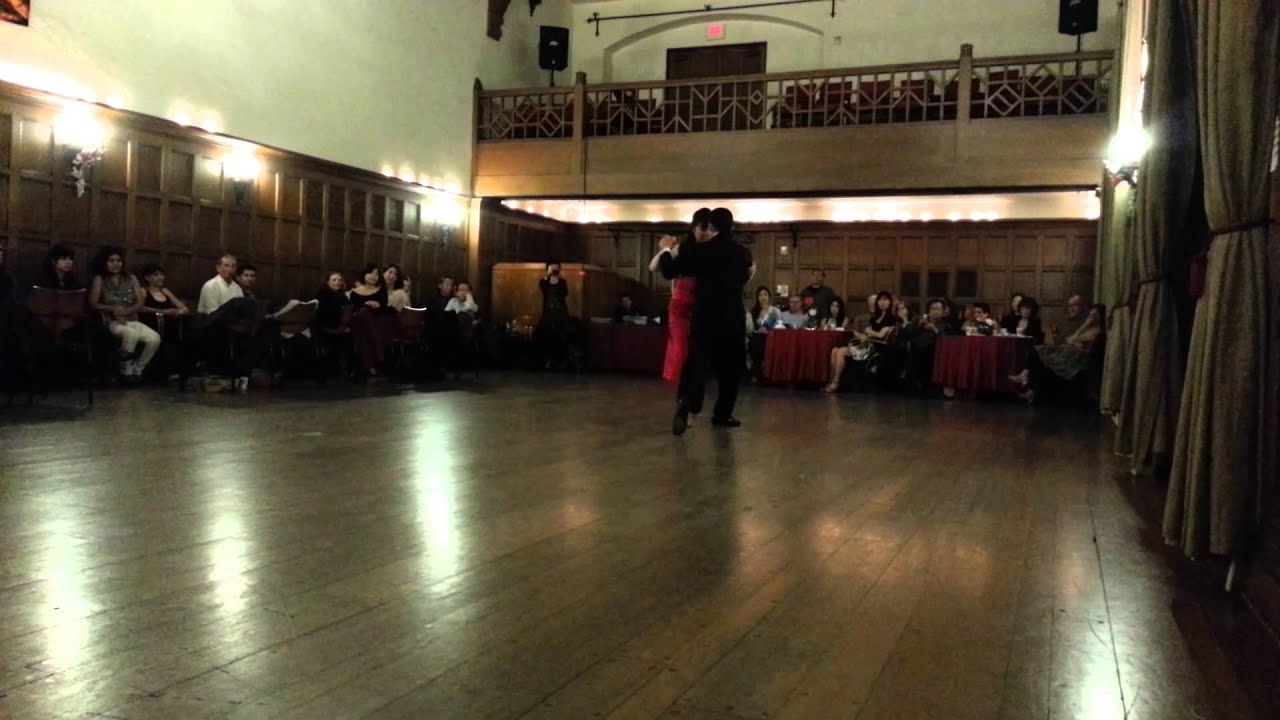 David Chiu and Noriko Tanada at Cal Tech Milonga 2013