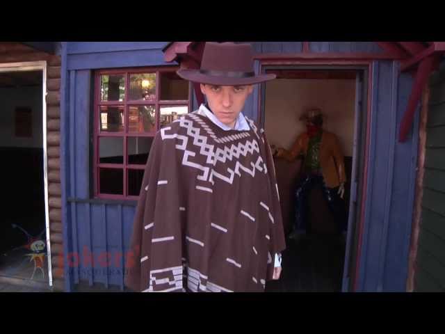 Vídeo relacionado con Western Cowboy Poncho - Adult Costume Adult - One Size