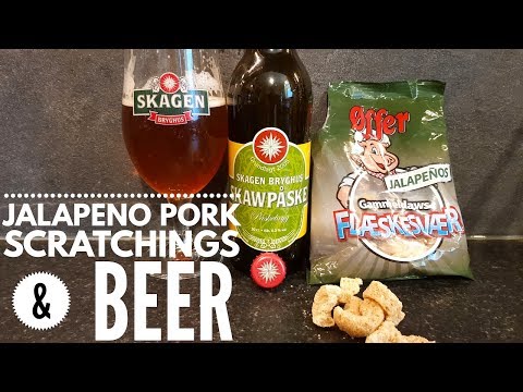 Ok Snacks Øffer Jalapeño Gammeldaws Flæskesvær With Skagen Bryghus Skawpåske American Pale Ale